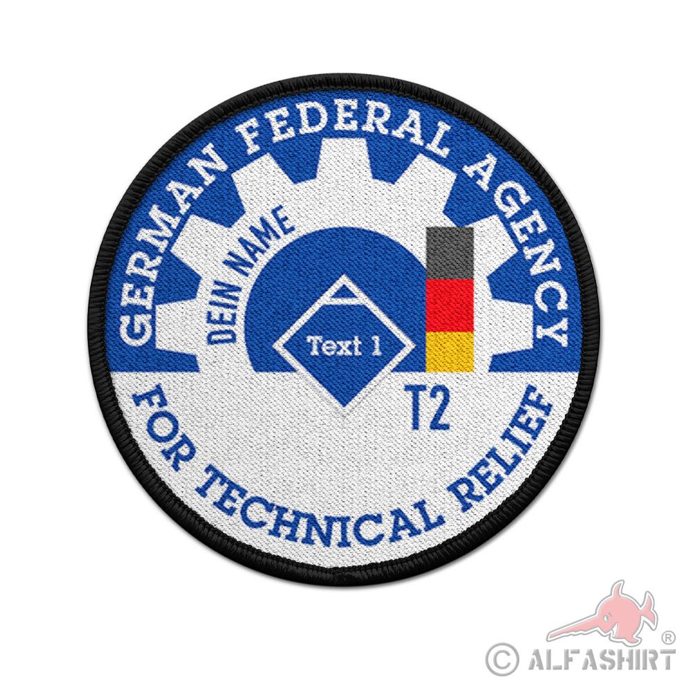 Patch personalisierbar Hilfswerk Deutschland Technical Relief Taktisches #42438