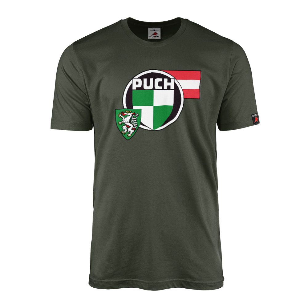 Puch Shirt Österreich Retz Landeswappen Landesfahne Logo Stolz T-Shirt #25441