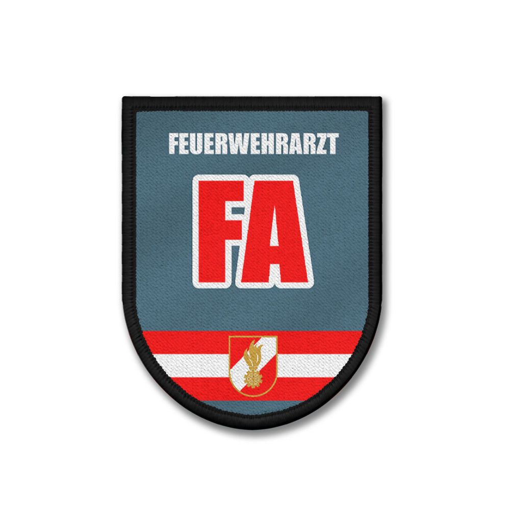 Patch 9x7cm Österreich Feuerwehr Feuerwehrarzt Einsatzkräfte #46832