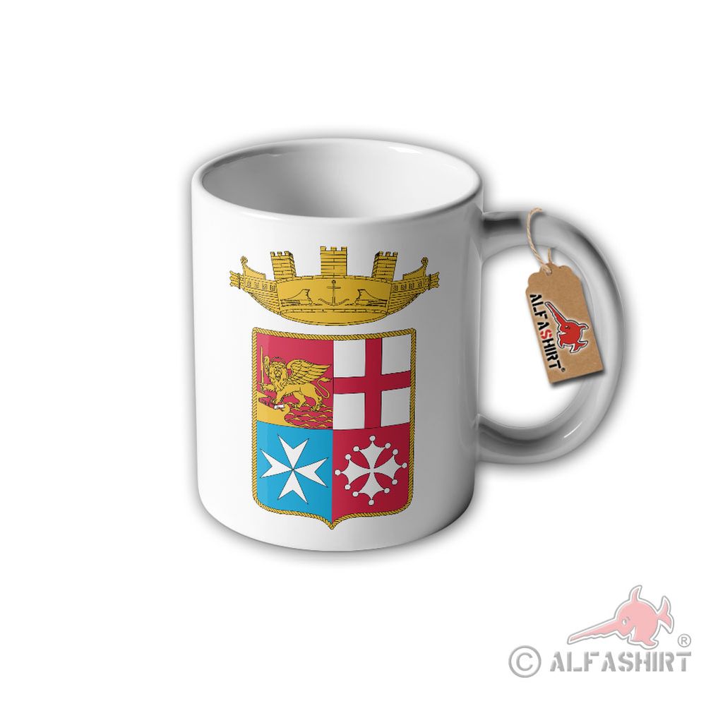 Tasse  Marine Italien Wappen Abzeichen Becher #32808