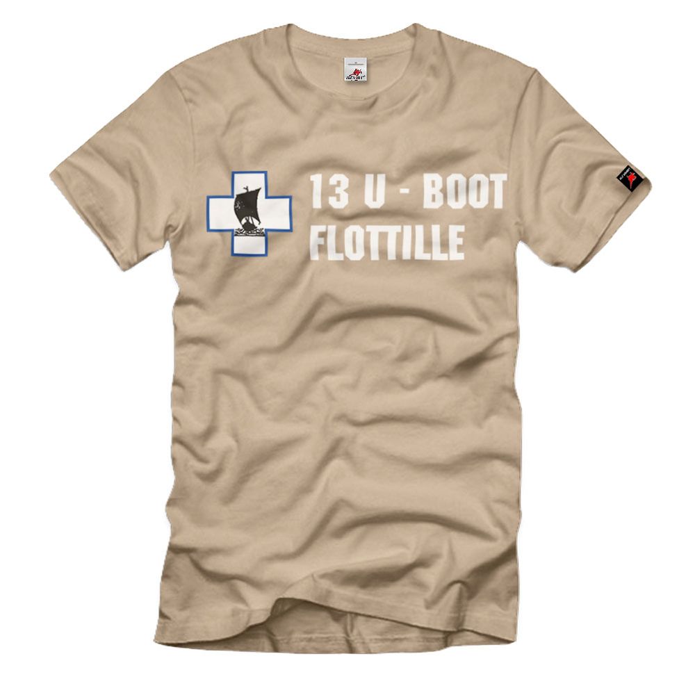 13 U-Flottille Hans-Gerrit Orkneys WW2 Uboot-Flottile T-Shirt#1638a