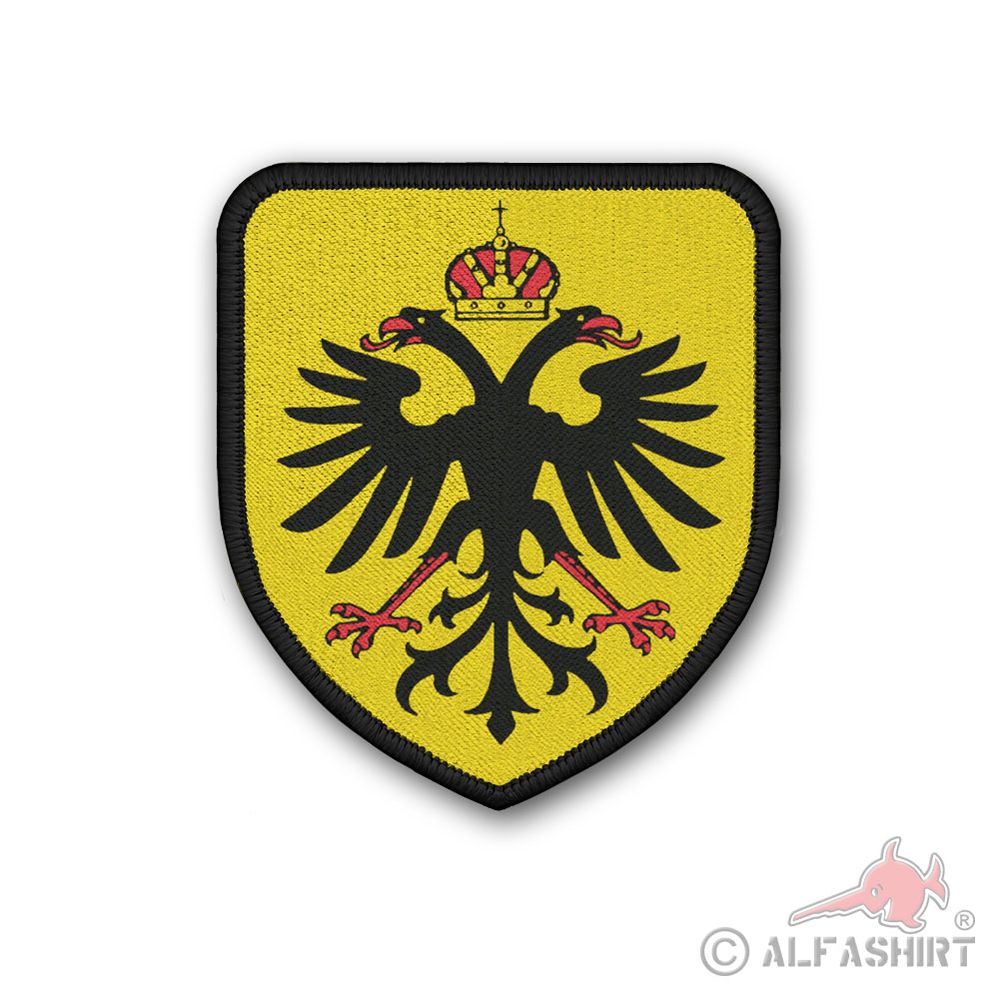 Patch Deutscher Doppeladler des Mittelalters Reichadler Ritter Aufnäher#37188