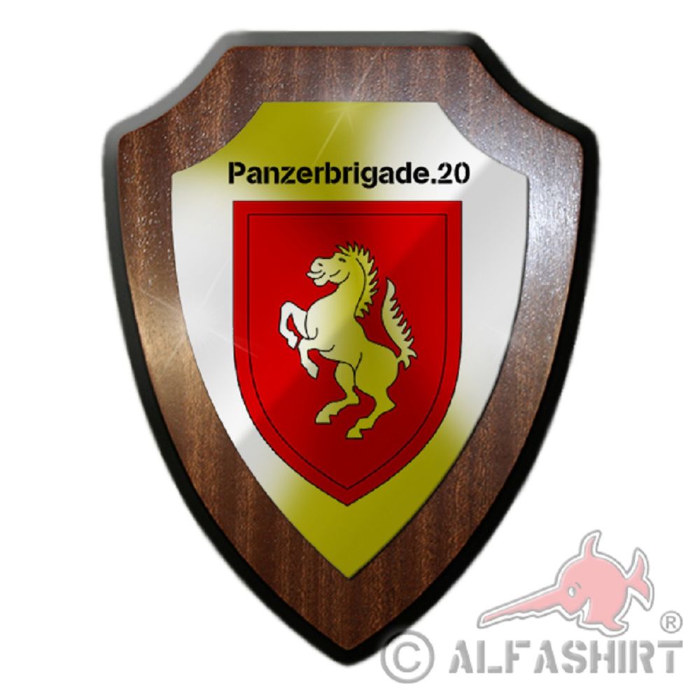 Tank brigade 20 PzBrig unit military coat of arms blazon # 19808