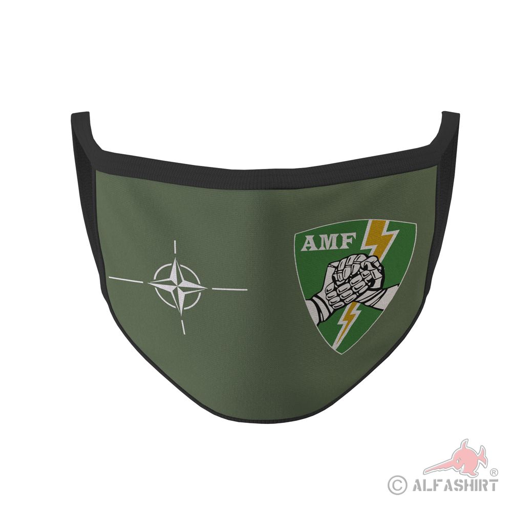 Mouth mask AMF badge coat of arms emblem unit troop Bundeswehr # 35466