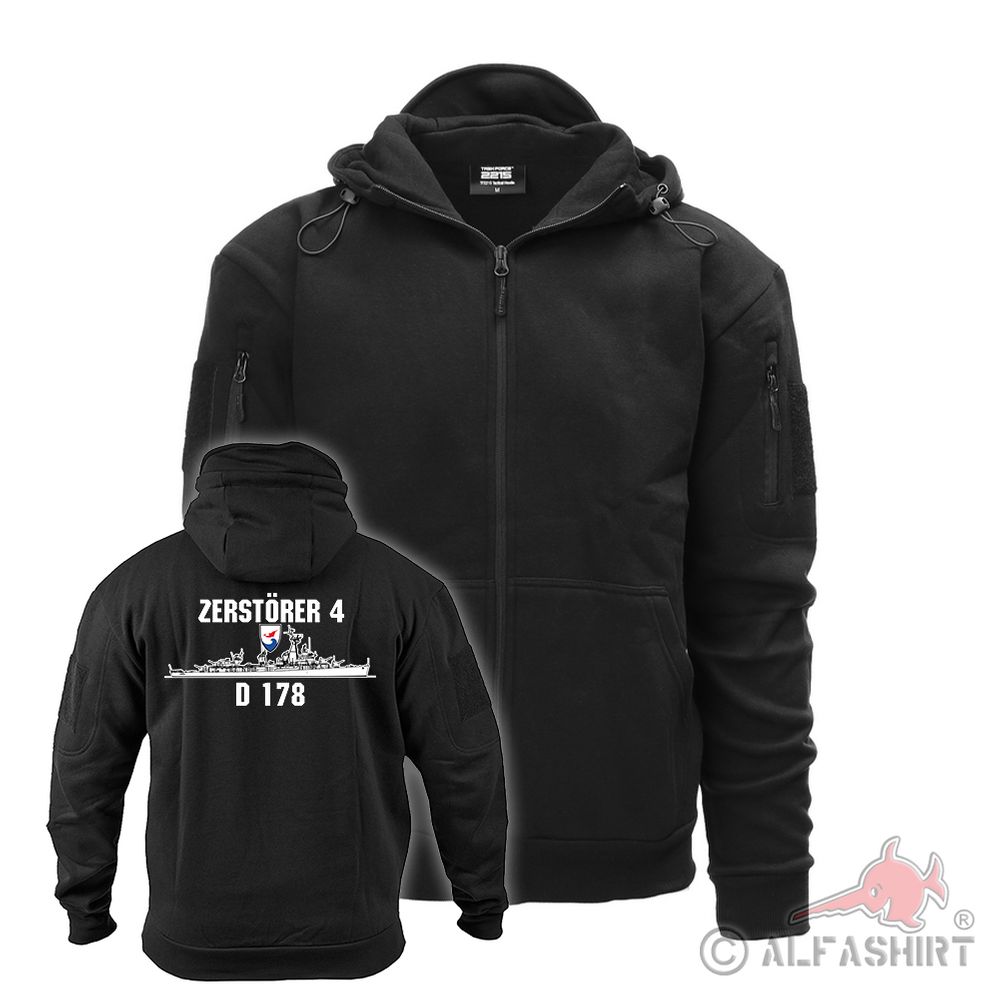 Tactical Zipper Zerstörer 4 D178 Bundesmarine Fletcher Klasse Z4 #39812