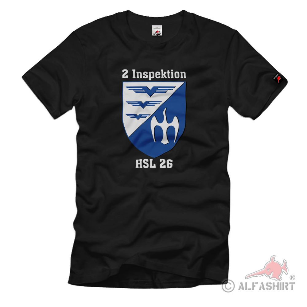 USLw 2 Inspektion HSL 26 Unteroffizierschule der Luftwaffe Wappen T Shirt #38703
