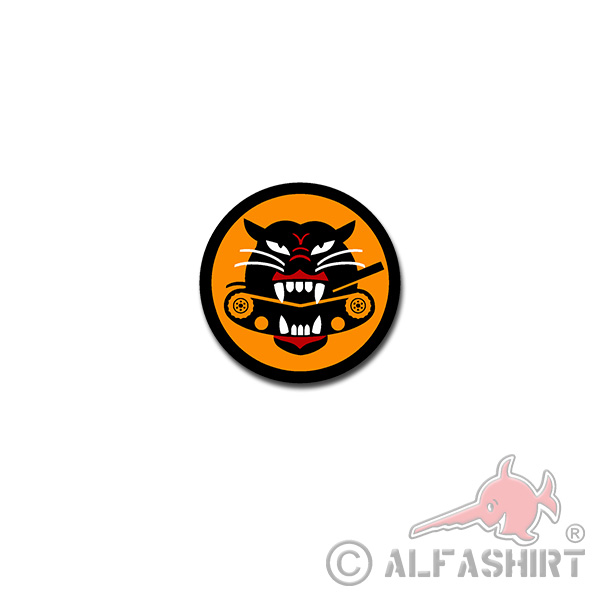 Tank Eating Tiger TYP2 Aufkleber Sticker Panzer America Wappen 7x7cm#A4241