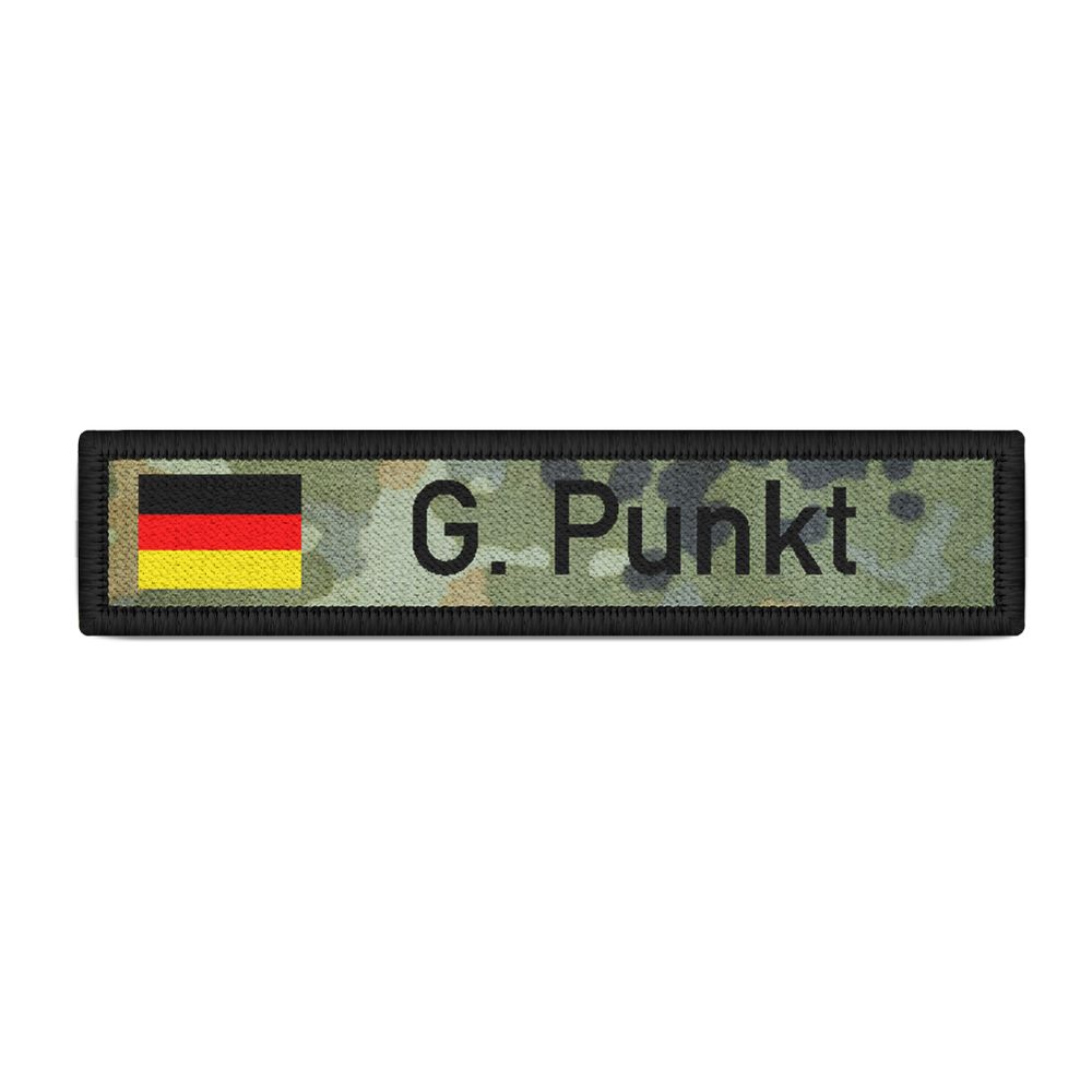 BW name tag patch with G. dot fun humor saying joke #26492