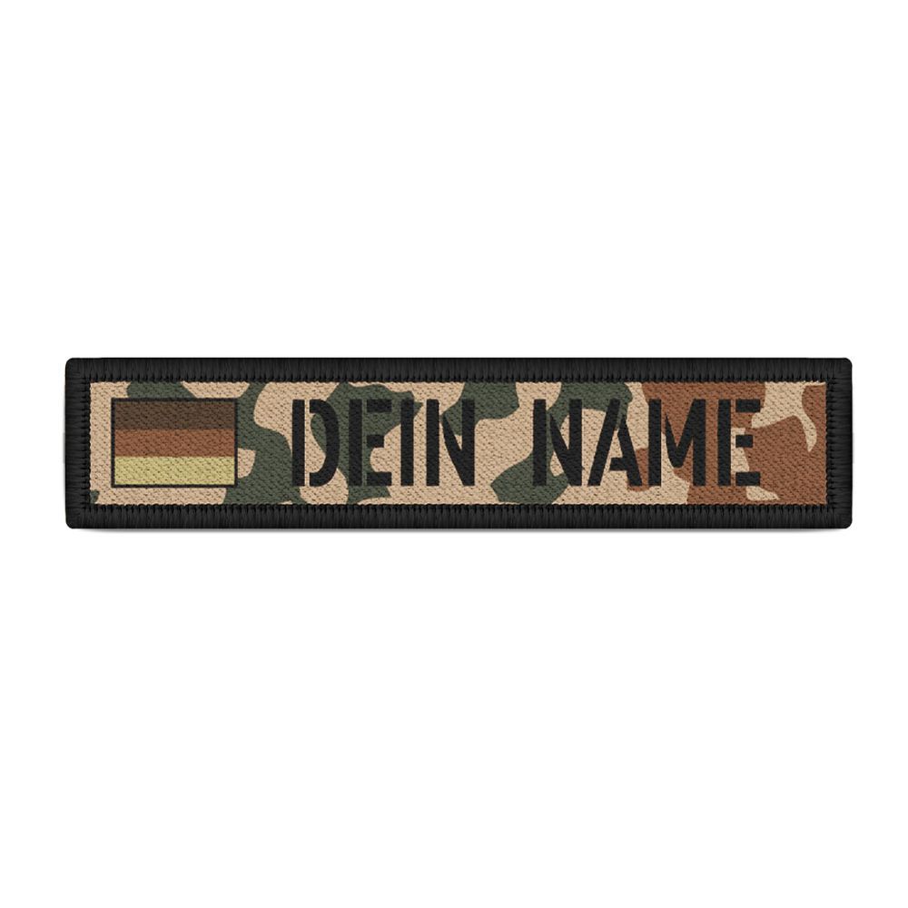 Name tag personalized patch desert camouflage desert tropics stripes Velcro #43335