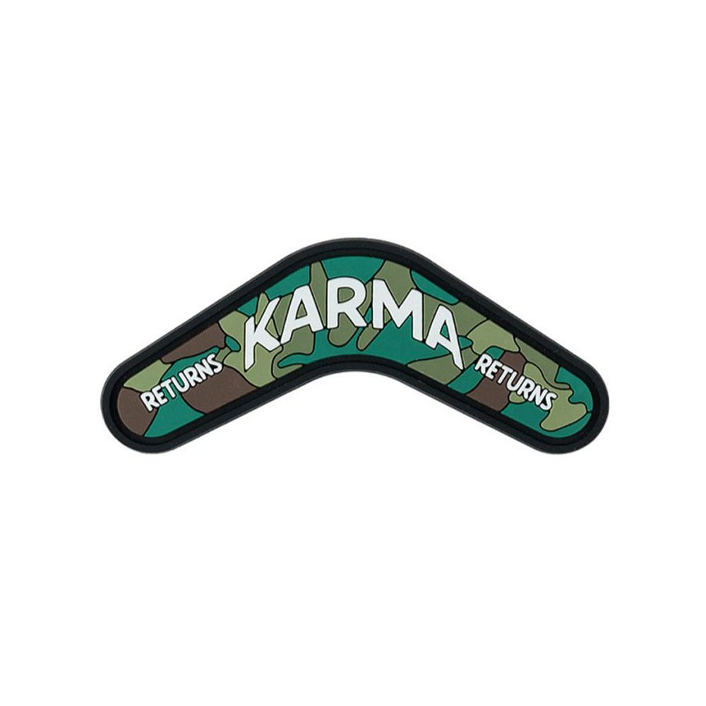 Rubber Patch PVC Karma Returns Bumerang boomerang #47806