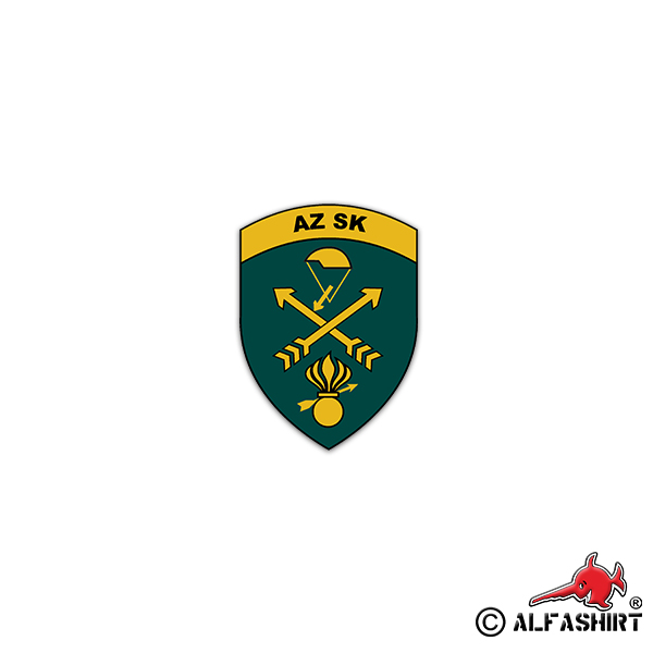 Aufkleber/Sticker Ausbildungszentrum Spezialkräfte AZ SK Schweiz 5x7cm #A2322