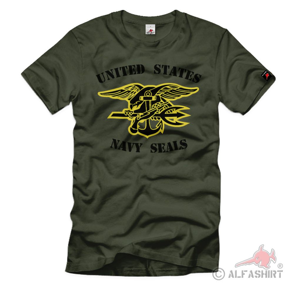 US Navy Seals United States NAVSPECWARCOM Abzeichen Spezialeinheit T-Shirt#89