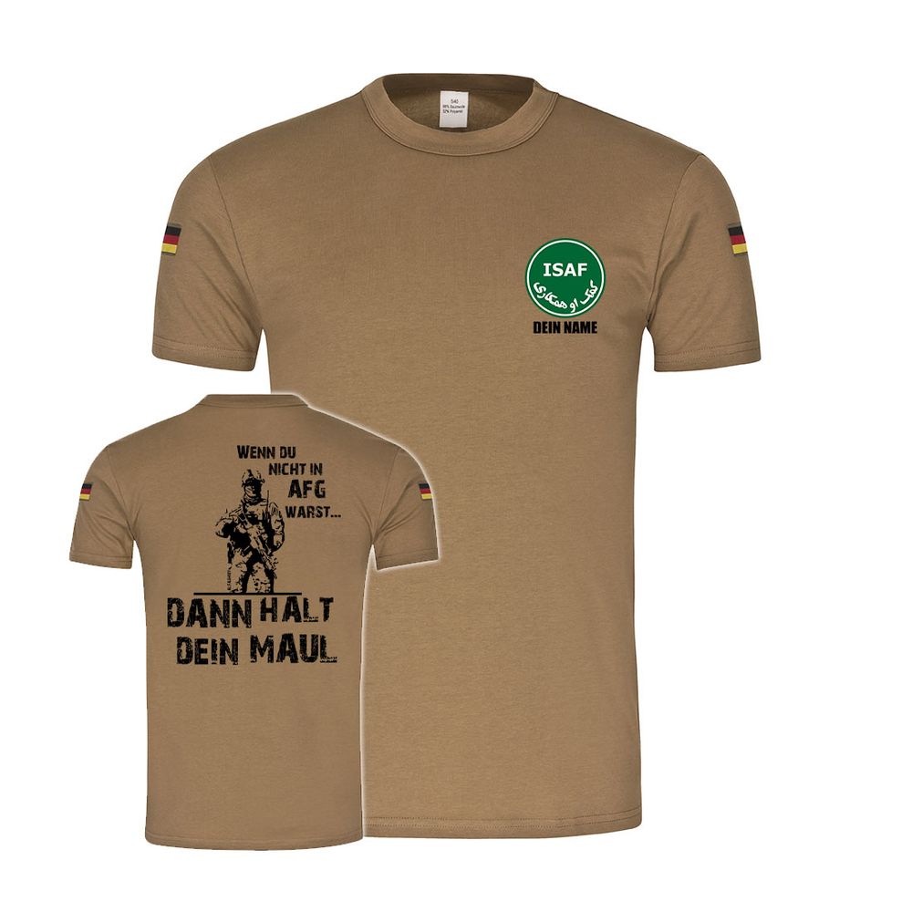 BW Tropical Afghanistan - Shut your mouth ISAF Afghanistan Veteran German Armed Forces #47187