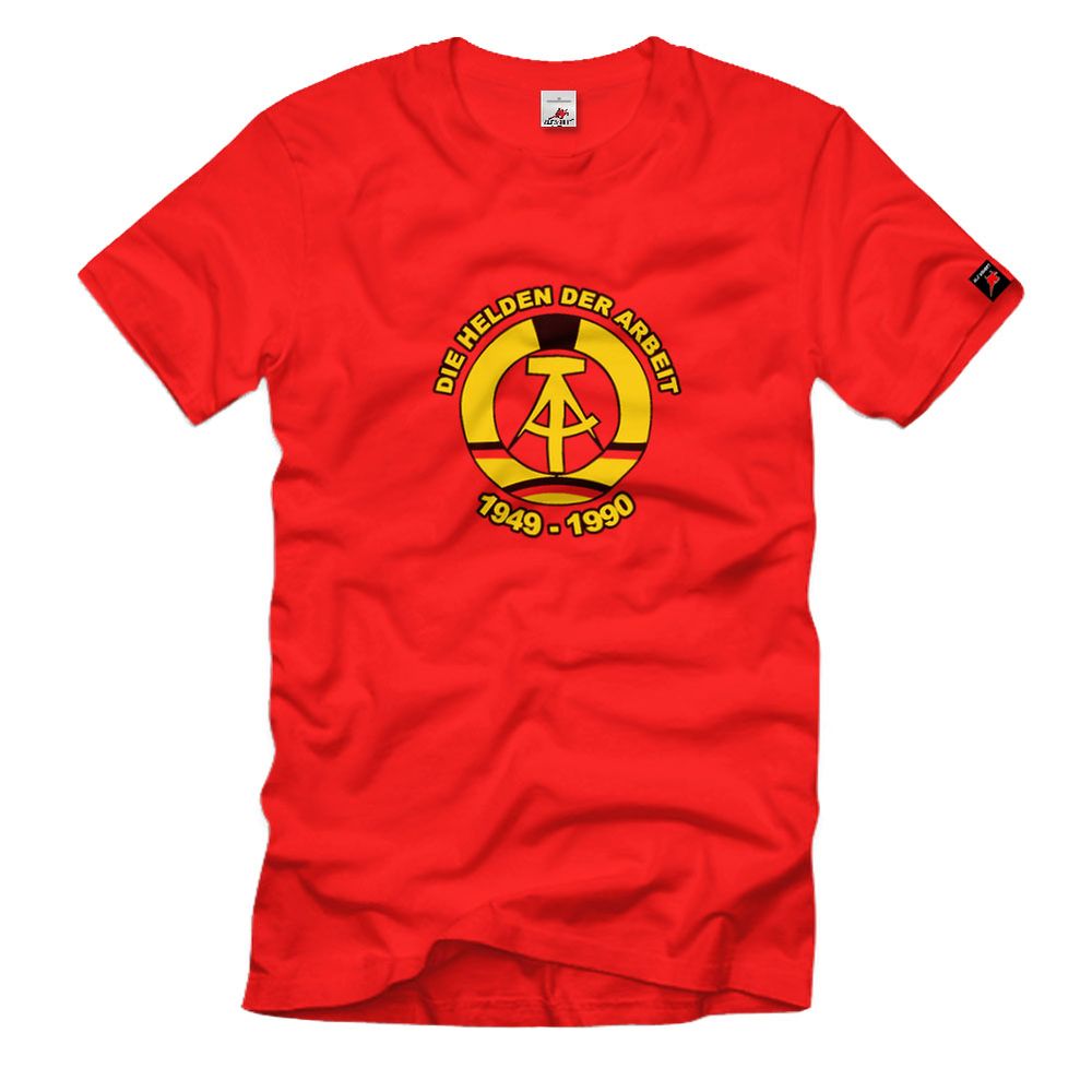 Heroes of Labor GDR Emblem Hammer Compass Badge Tribute – T-Shirt #4519
