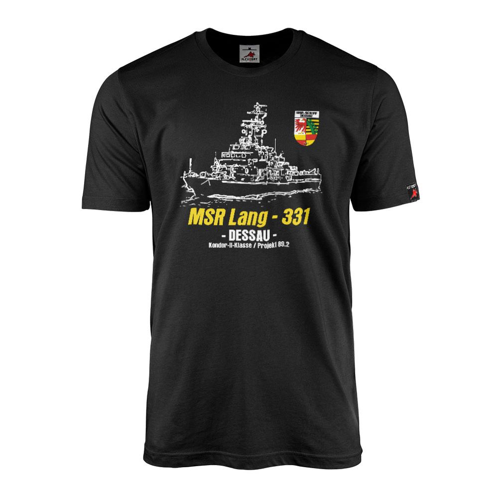 MSR Lang - 331 Dessau Kondor DDR Peene-Werft Baunummer T-Shirt#33475
