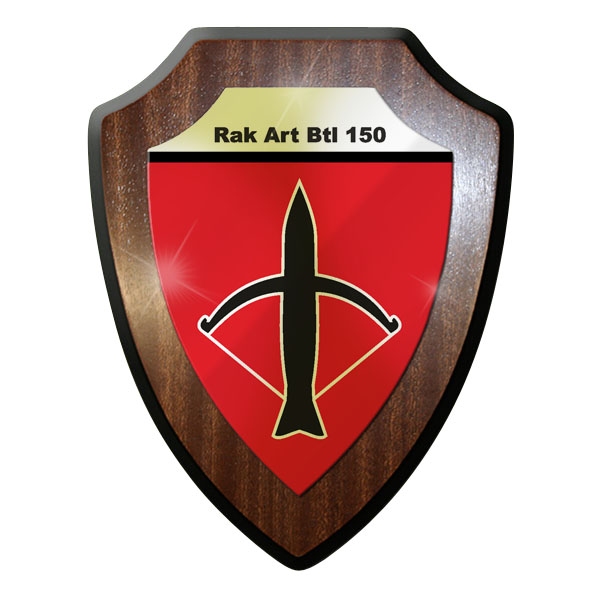 Wappenschild / Wandschild - RakArtBtl 150 Raketen Artillerie Bataillon - #11723