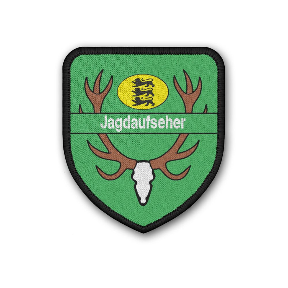 Patch Jagdaufseher Jagdaufsicht Baden-Württemberg BaWü Bundesland Jagd #43671