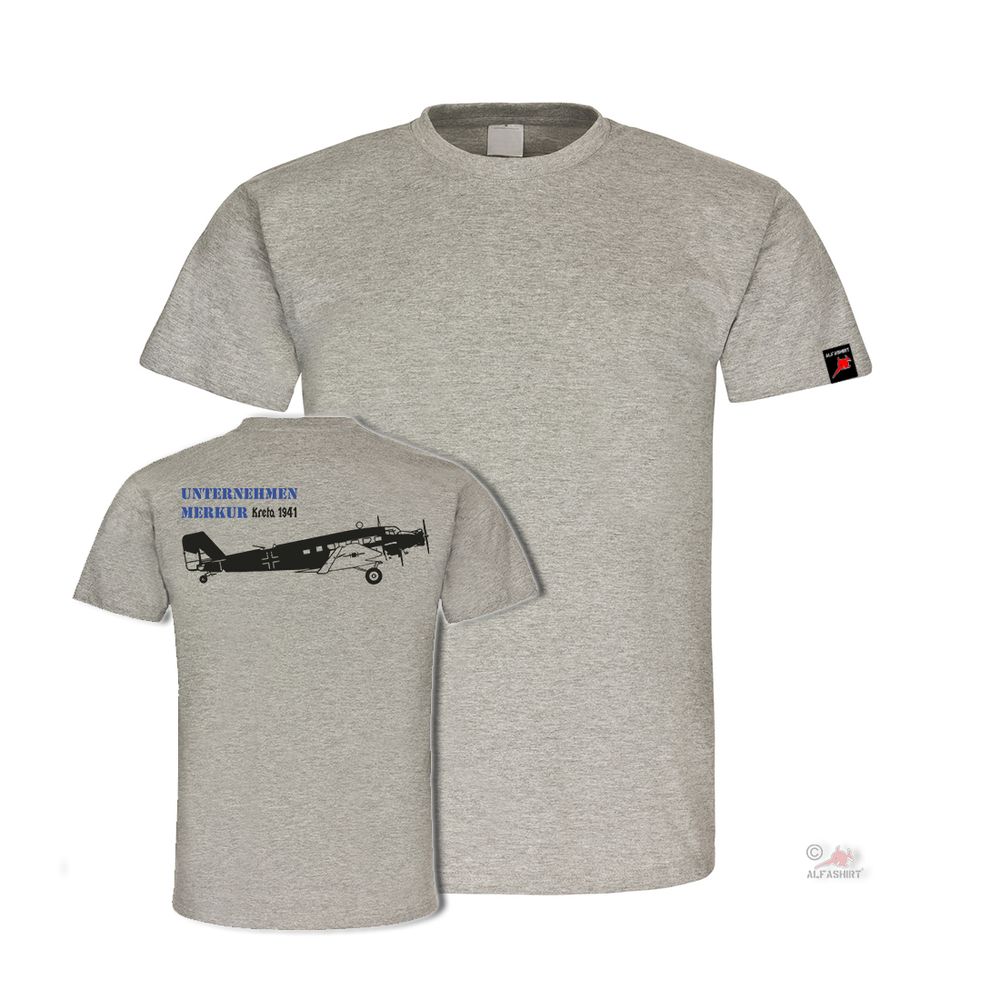 Unternehmen Merkur Kreta 1941 Schlacht Fallschirmjäger T-Shirt #32247