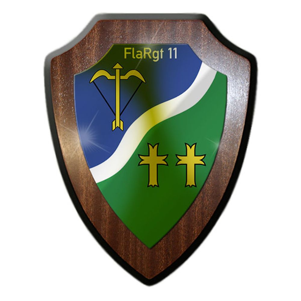 Heraldic shield -PzFlakRgt 11 Panzerflugabwehrkanonenregiment Bundeswehr # 14364 Heraldic shield -PzFlakRgt 11 Panzerflugabwehrkanonenregiment Bundeswehr # 14364