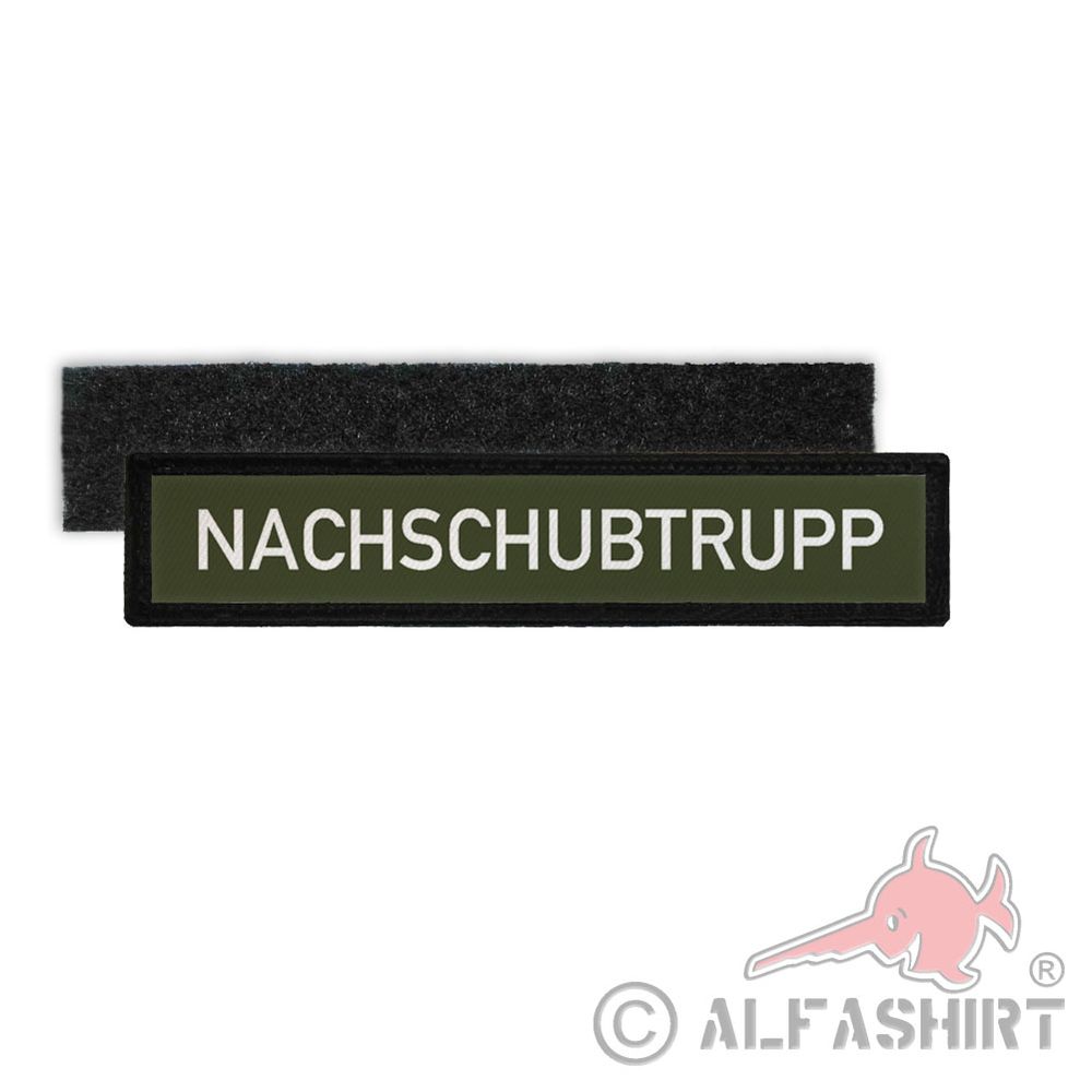 Patch Namensschild Nachschubtrupp Nachschub Versorger Trupp Lager BW #30075