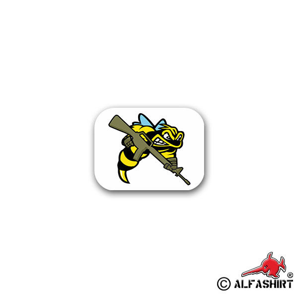 Sticker M16 Bee Super Bee Rifle Assault Rifle Ordinance 9x7cm # A2228