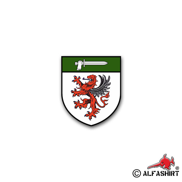 Sticker WltErsBtl 851 Wehrleitersatzbataillon Weirleitung 6x7cm A2107