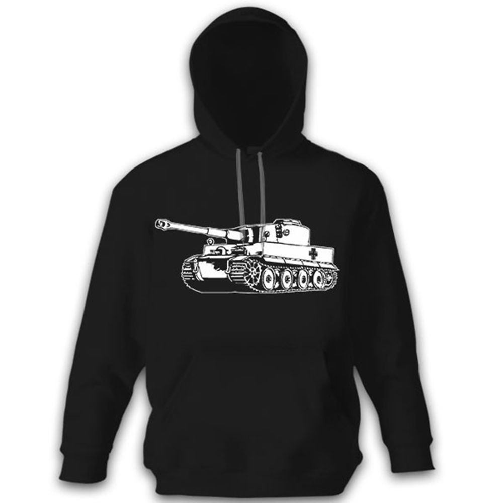 Tiger 1 Panzerkampfwagen VI Panzer Legende 8,8 cm Kanone- Kapuzenpullover #10647