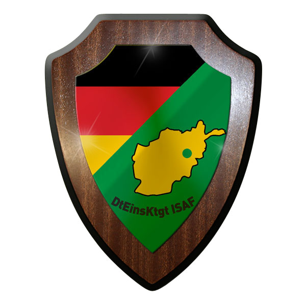Wappenschild / Wandschild - DtEinsKtgt ISAF Deutscher Einsatz Kontingent #9710 