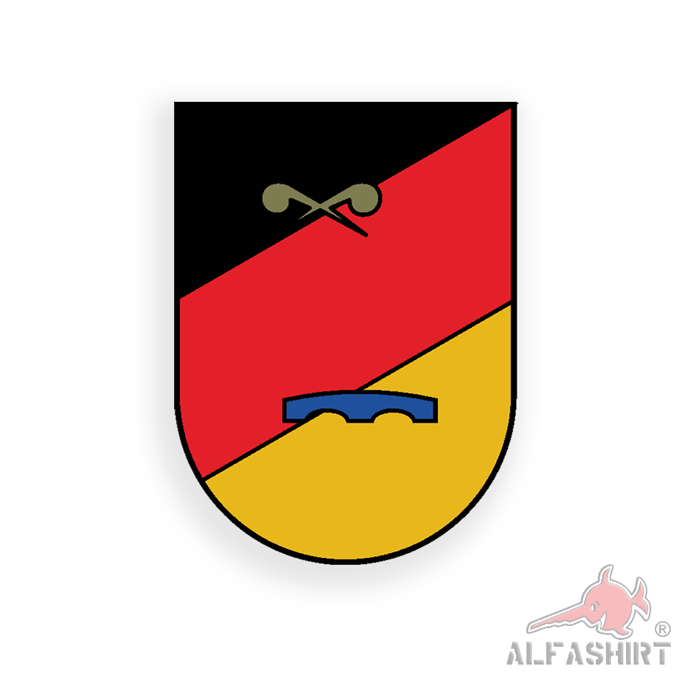 Aufkleber/Sticker ABCAbwBtl 900 Bataillon BW Bund Wappen Abzeichen 5x7cm A2492