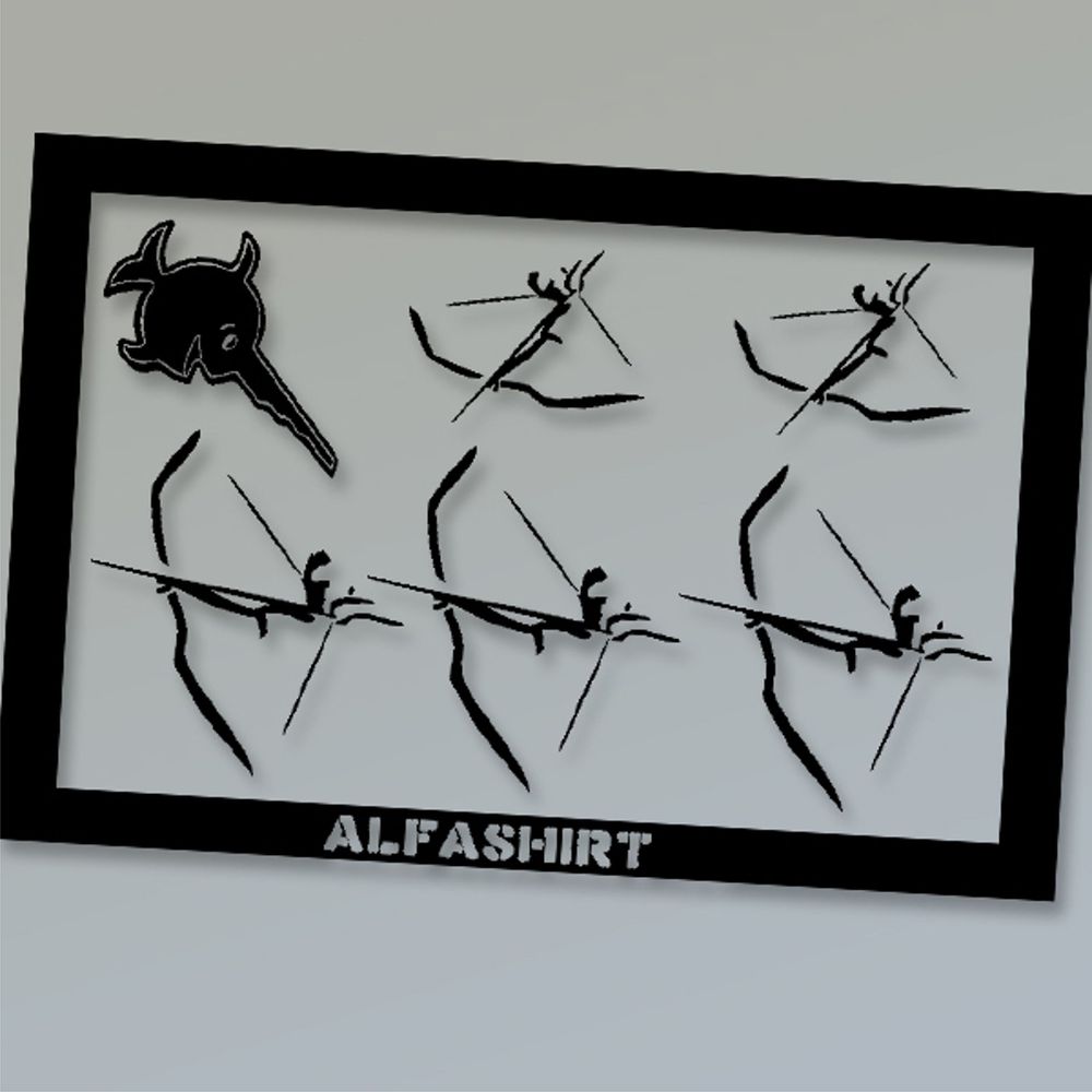 Aufkleber / Sticker - Bogensport Bogenschütze Feil und Bogen Set Sparset #A137