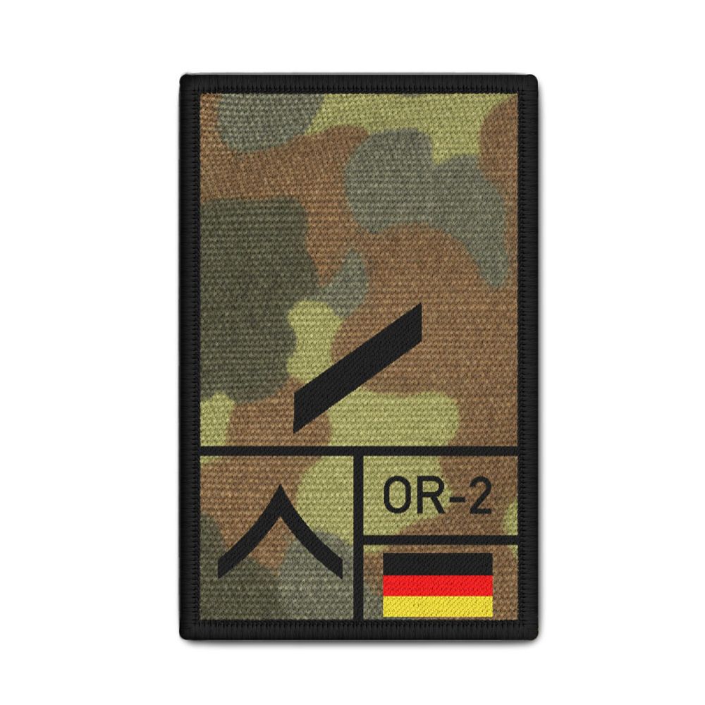 Rank Patch Bundeswehr Heer Luftwaffe Marine Flecktarn #BW-Patch