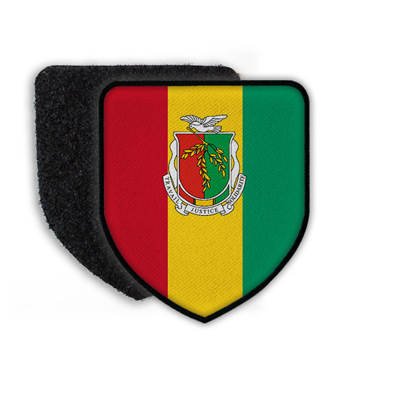Patch Landespatch Guinea Taube Landeswappen Aufnäher Landesflagge Land #21938
