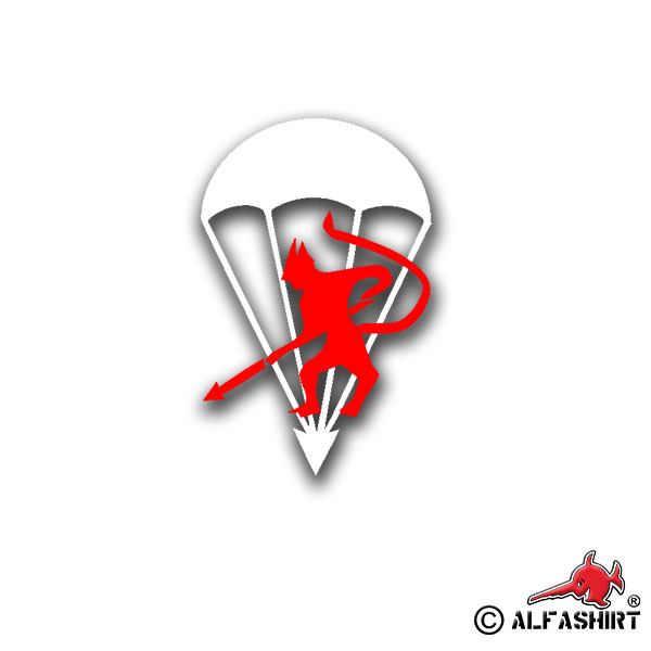 Aufkleber/Sticker FschJgBtl 261 Typ2 Fallschirmjägerbataillon BW 10x6cm A733