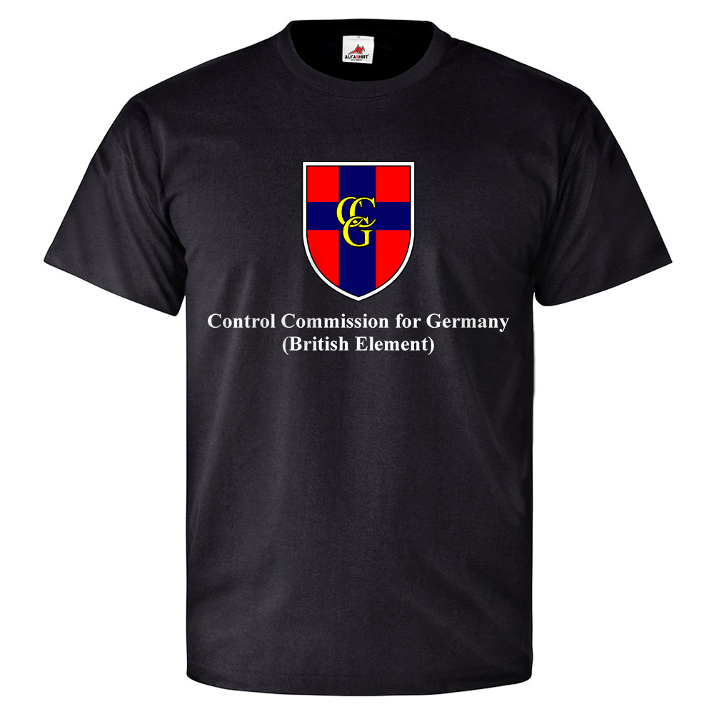 CCG Control Commission for Germany British Element Logo Abzeichen T Shirt #26194