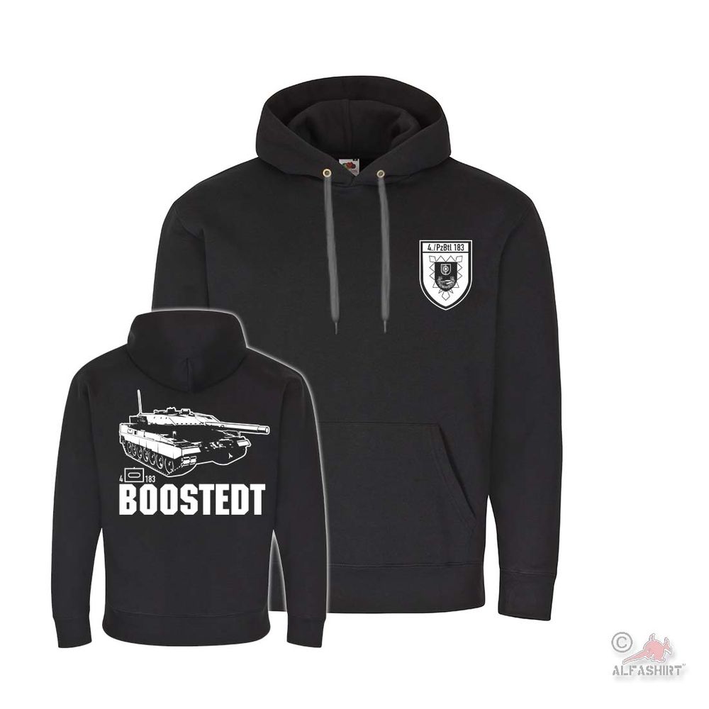 Hoodie 4 PzBtl 183 Boostedt Panzerbataillon Kompanie Reservist Bundeswehr #36067