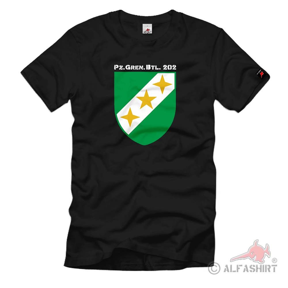 PzGrenBtl 202 Panzergrenadier Bataillon Bundeswehr Einheit Emblem T-Shirt #288
