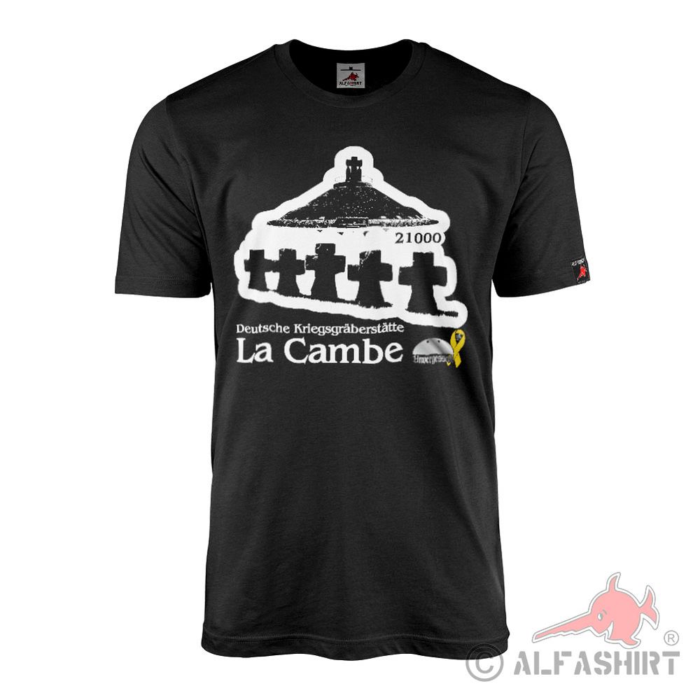 La Cambe Deutsche Kriegsgräberstätte Soldatenfriedhof Normandie T-Shirt#43267