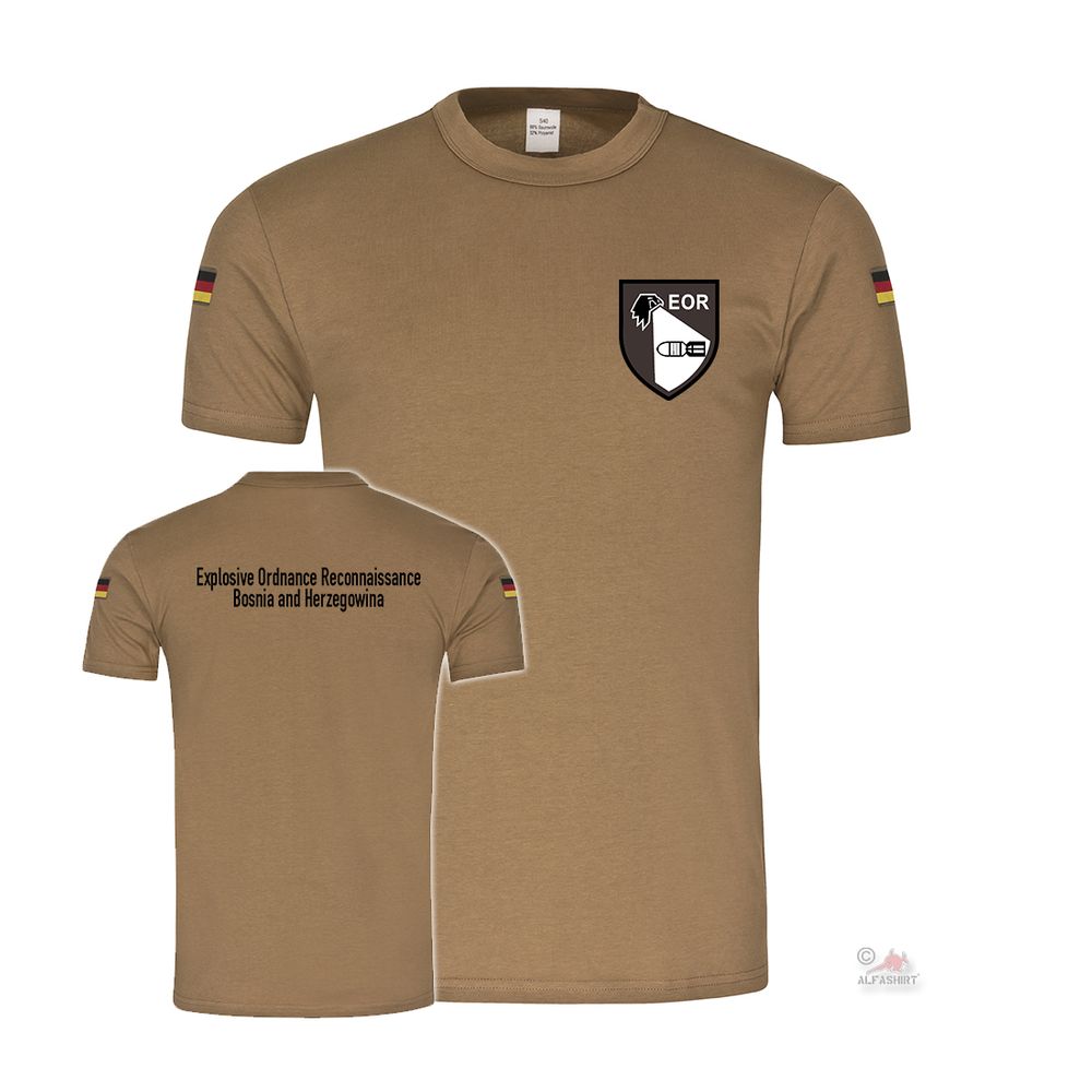 BW Tropics EOR Explosive Ordnance Reconnaissance BW Force Tshirt # 31249