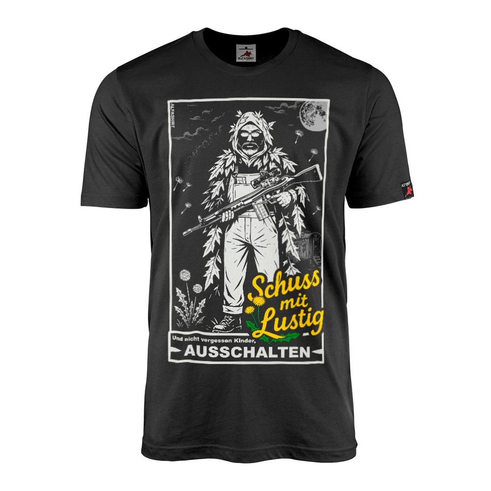 Shot with Funny Dandelion Peter G3 Rifle Sniper Operator Humor 80s 90s #47058