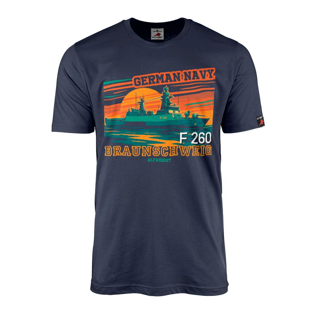 Korvette Braunschweig F260 German Navy Schiff Klasse Bundeswehr T-Shirt #46326
