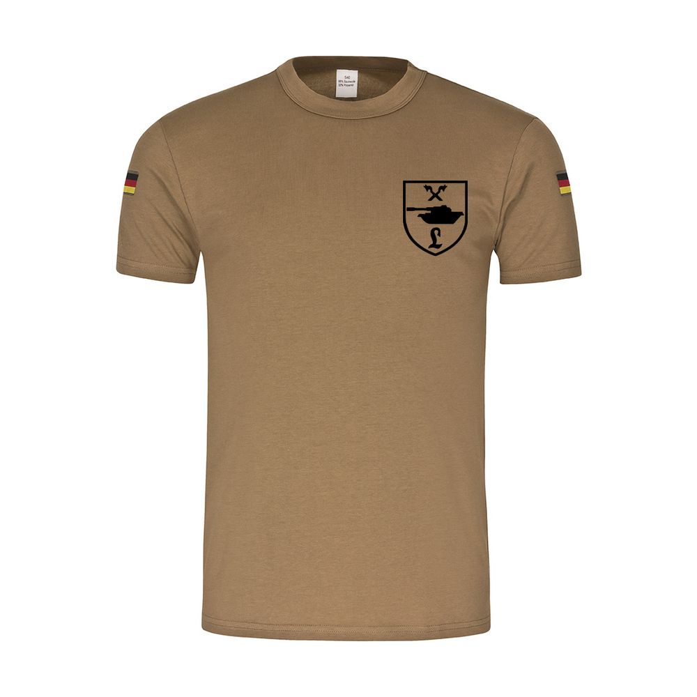 BW Tropen PzLehrBtl Munster Bundeswehr Coat of Arms Badge Leopard 2 T-Shirt # 39913