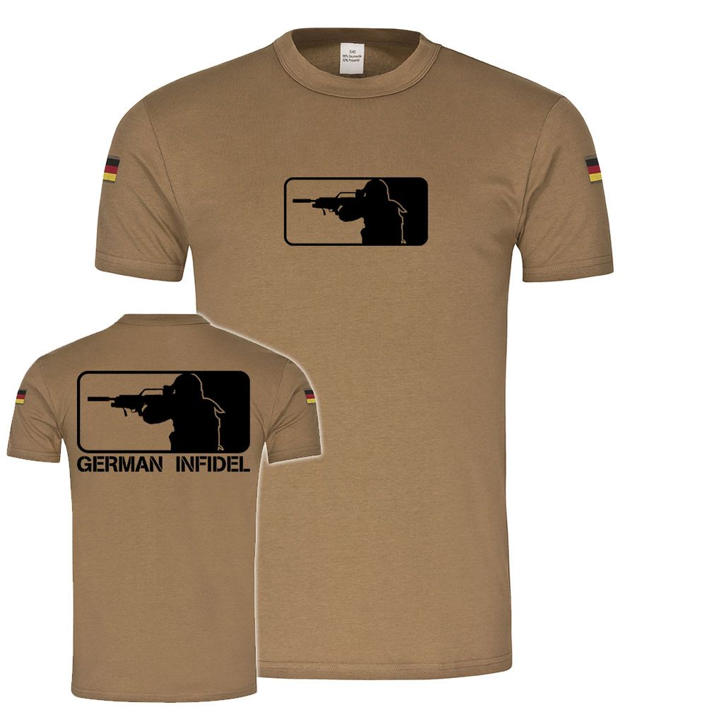 BW Tropen German Infidel Liga der Ungläubigen ISAF BW Soldat Major Shirt #19447