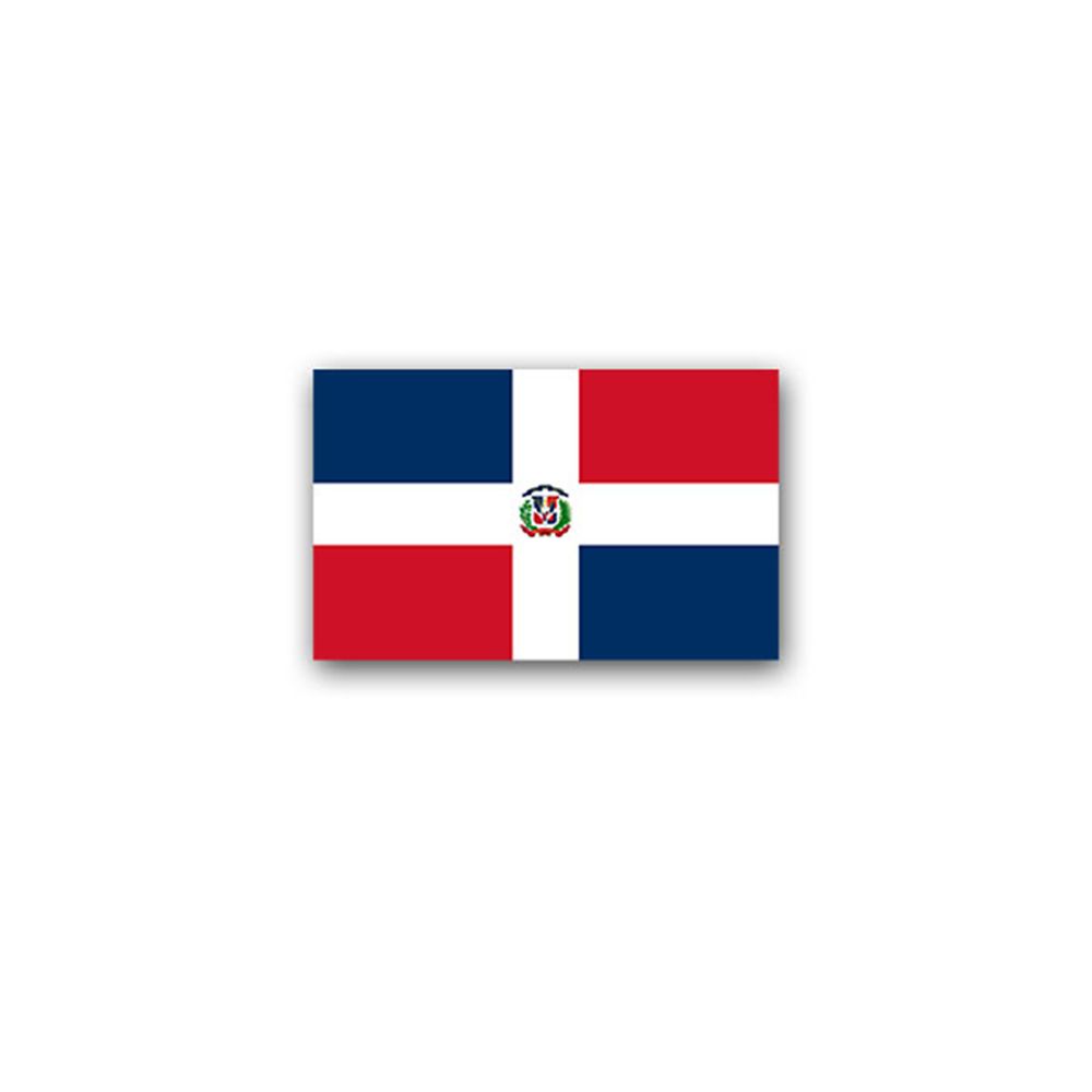 Aufkleber/Sticker Dominikanische Republik Flagge República Spanisch 11x7cm A2944