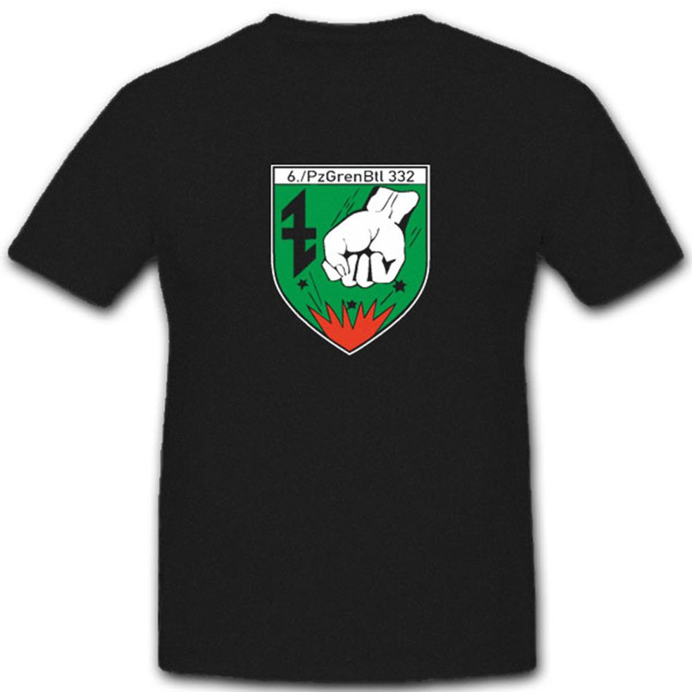 6. PzGrenBtl 332 Panzergrenadierbataillon Bataillon Bundeswehr Bw- T Shirt #4602