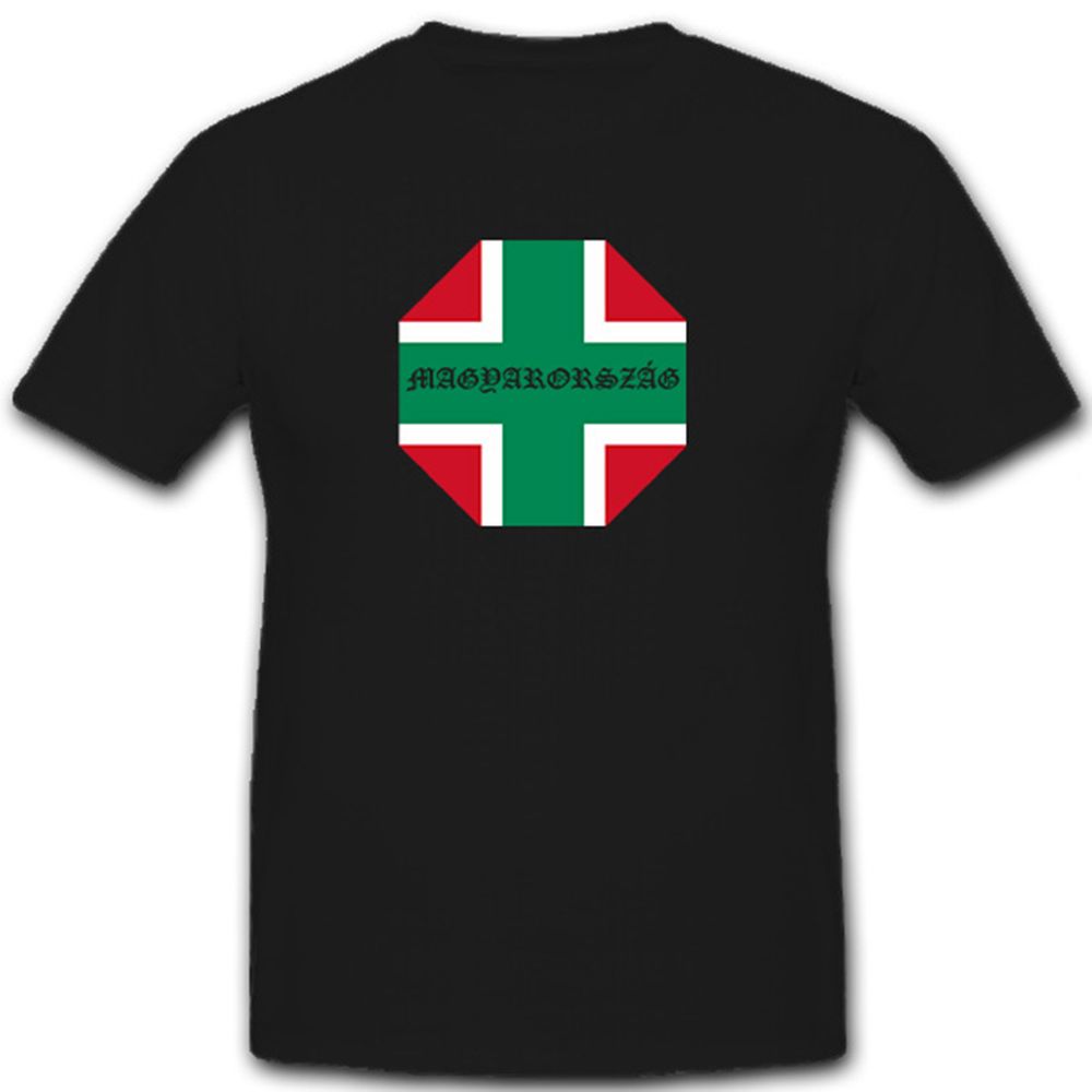 Balkenkreuz Ungarn Magyarország Wappen Hoheitsabzeichen WK 2 - T Shirt #7463