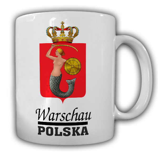 Tasse Polen Kaffee Becher Wappen Fahne Stolz Warschau Polska Hauptstadt #22315