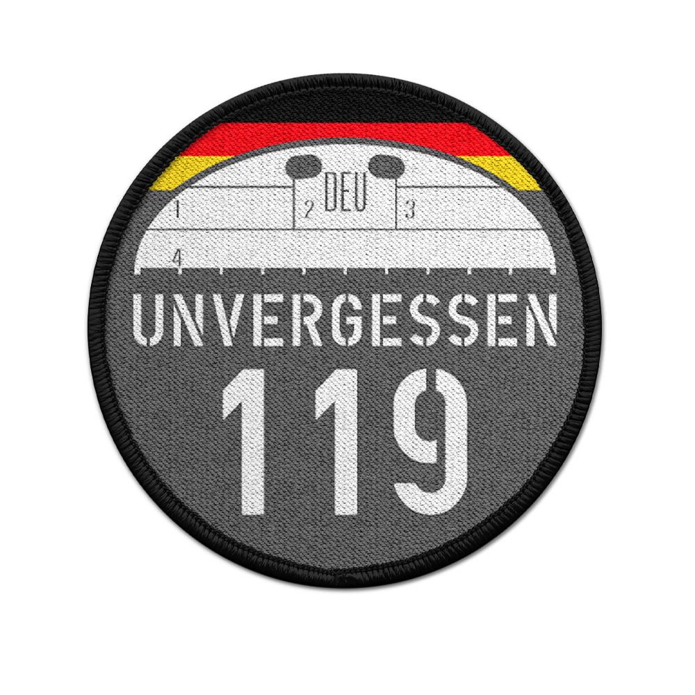 Patch Unvergessen 119 Gedenken Bundeswehr gefallene Kameraden Marsch #25360