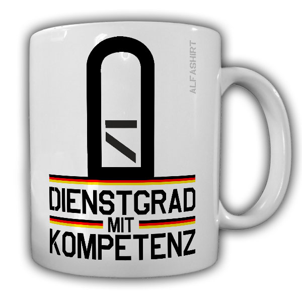 Tasse Stabsfeldwebel Dienstgrad Bundeswehr StFw Dienstgrad Militär #20664