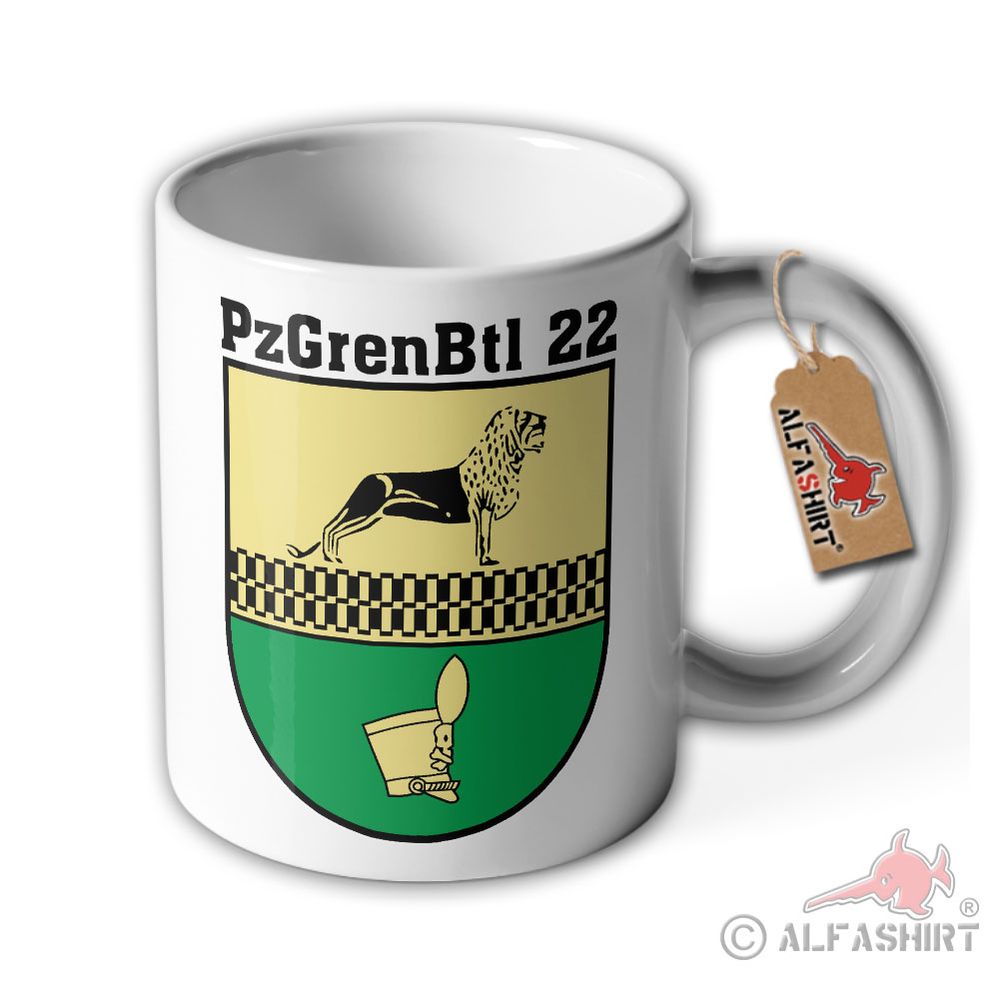 Tasse PzGrenBtl 22 PanzerGrenadierBataillon Heer Heinrich-der-Löwe #37047