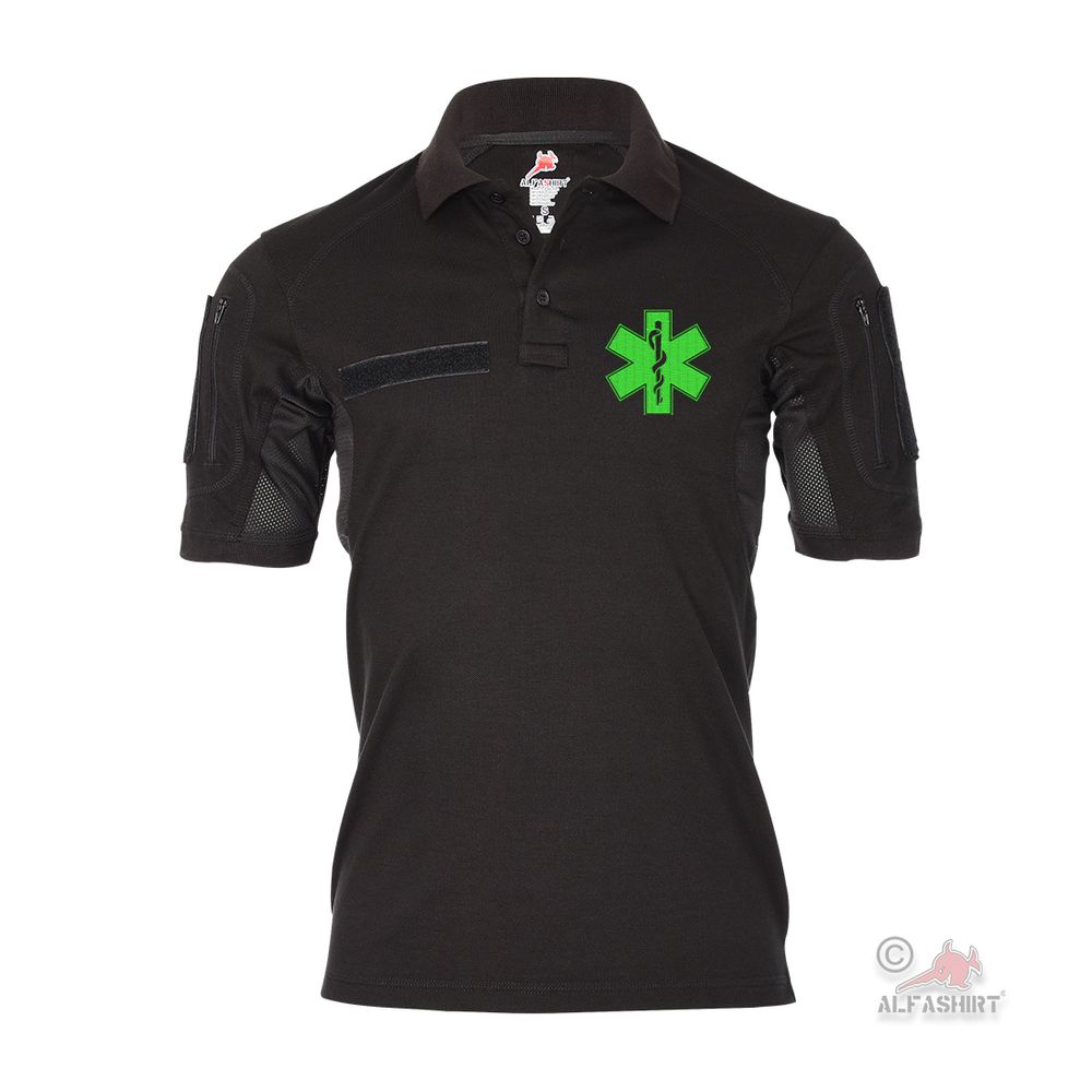 Tactical Poloshirt Alfa PARAMEDIC Medical Service Notarzt Arzt #44033